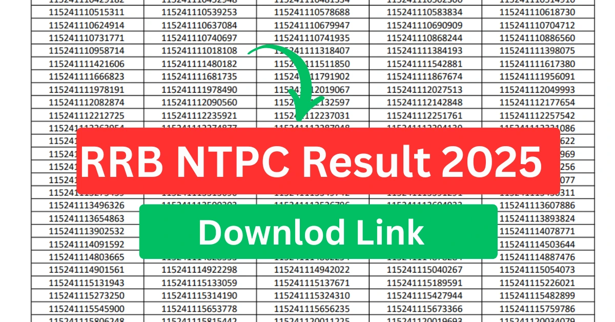 RRB NTPC Result 2025