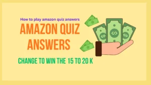 Amazon quiz answers