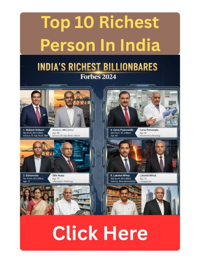 top richest person in india