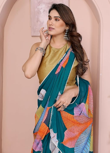 ROOP SUNDARI SAREES Readymade Pleated Pre Drape 