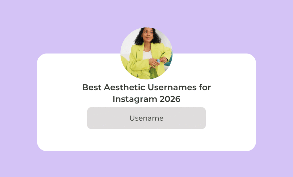 Aesthetic Usernames Instagram