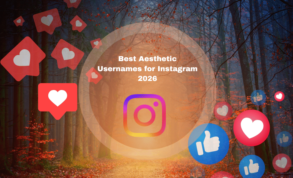 Best Aesthetic Usernames for Instagram 2026 | 100+ Unique & Trendy Name Ideas