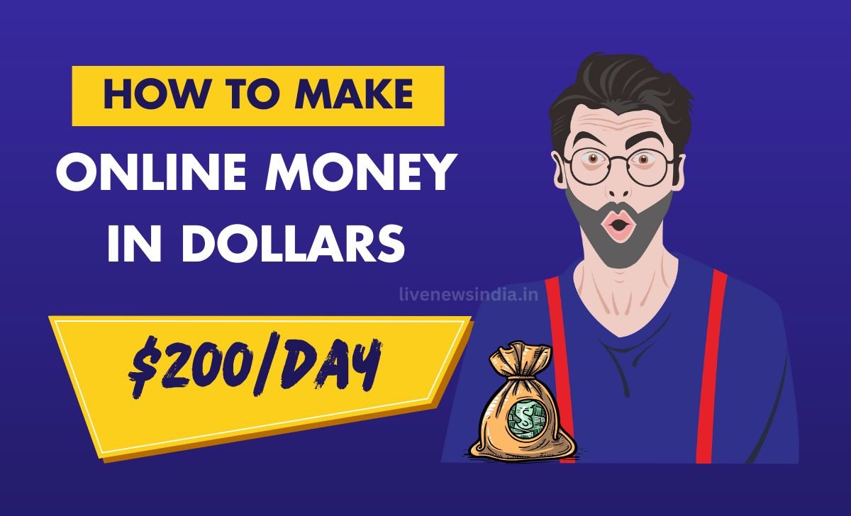 How to earn money in dollars from india