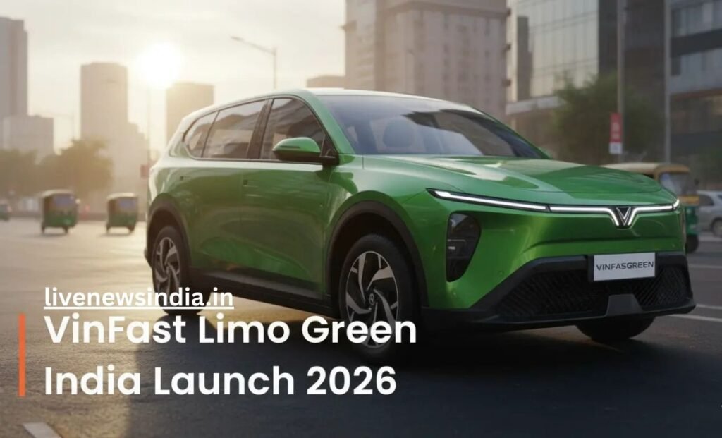 3 New Electric Car Launch VinFast Limo Green